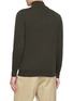 Back View - Click To Enlarge - ARCH4 - Mr Fenchurch Quarter Zip Knit Cashmere Sweater