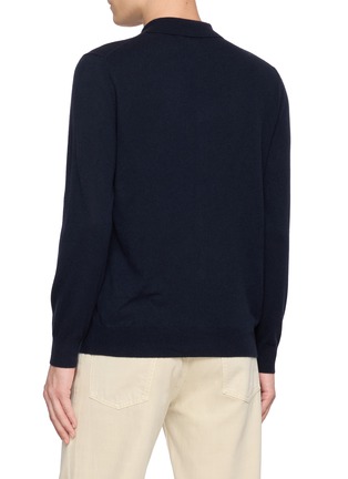 Back View - Click To Enlarge - ARCH4 - Mr Wrexham Knit Cashmere Cardigan