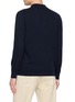 Back View - Click To Enlarge - ARCH4 - Mr Wrexham Knit Cashmere Cardigan