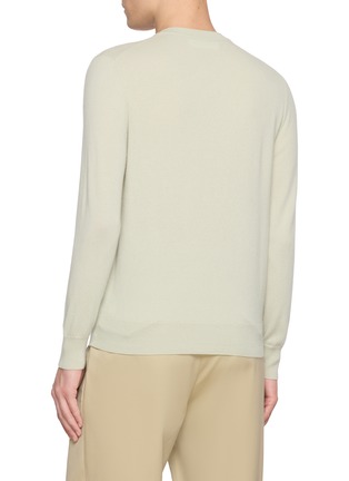 Back View - Click To Enlarge - ARCH4 - Mr Carlos Crewneck Knit Cashmere Sweater