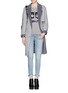 Figure View - Click To Enlarge - MARKUS LUPFER - 'Gemini' sequin sweater