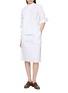 Figure View - Click To Enlarge - MS MIN - Tie Front Pleated Shirt