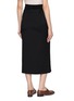 Back View - Click To Enlarge - MS MIN - Knit Waist Fluid Midi Skirt