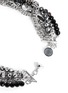 Detail View - Click To Enlarge - MOUNSER - Multi chain strass necklace