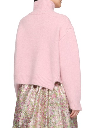 Back View - Click To Enlarge - MS MIN - Relaxed Zip Up Sweater