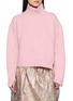 MS MIN Relaxed Zip Up Sweater