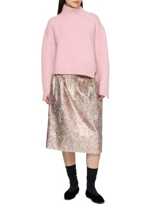 Figure View - Click To Enlarge - MS MIN - Relaxed Zip Up Sweater