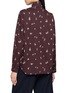 Back View - Click To Enlarge - MS MIN - Floral Print Frog Buttoned Shirt