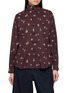 MS MIN Floral Print Frog Buttoned Shirt