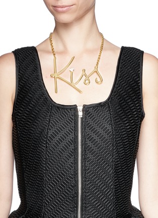 Figure View - Click To Enlarge - LANVIN - 'Kiss' necklace