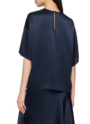 Back View - Click To Enlarge - MS MIN - Relaxed Satin T-Shirt