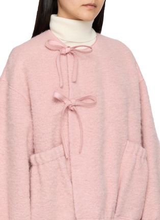  - MS MIN - Cross Front Tie Up Cropped Jacket