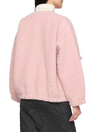 Back View - Click To Enlarge - MS MIN - Cross Front Tie Up Cropped Jacket