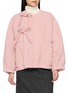 MS MIN Cross Front Tie Up Cropped Jacket
