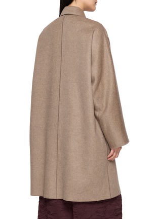 Back View - Click To Enlarge - MS MIN - Tie Front Cashmere Coat