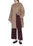 Figure View - Click To Enlarge - MS MIN - Tie Front Cashmere Coat