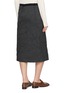 Back View - Click To Enlarge - MS MIN - Pleated Wrap Midi Skirt