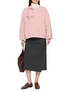 Figure View - Click To Enlarge - MS MIN - Pleated Wrap Midi Skirt