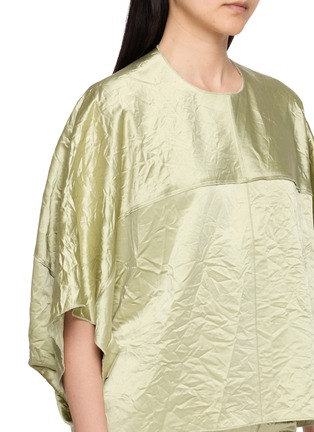  - MS MIN - Butterfly Sleeve Oversized Pleated Top