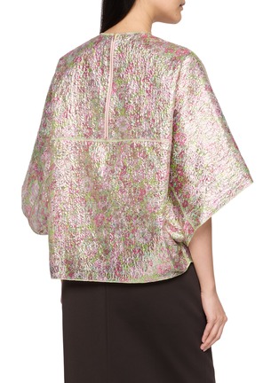 Back View - Click To Enlarge - MS MIN - Butterfly Sleeve Oversized Top