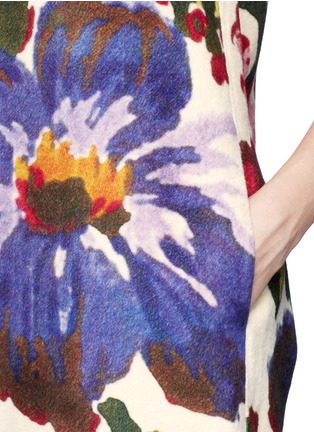 Detail View - Click To Enlarge - MS MIN - Floral print cocoon dress