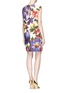 Back View - Click To Enlarge - MS MIN - Floral print cocoon dress