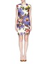 Main View - Click To Enlarge - MS MIN - Floral print cocoon dress