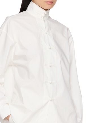  - MS MIN - High Neck Frog Button Shirt