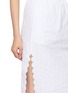  - MS MIN - Pleated Scalloped Hem Midi Skirt