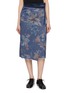 MS MIN Floral Print Wrap Skirt