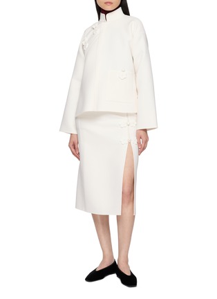 Figure View - Click To Enlarge - MS MIN - Mandarin Collar Chinese Style Jacket