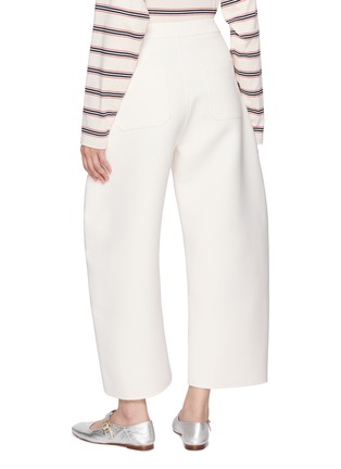 Back View - Click To Enlarge - MS MIN - Double Faced Barrel Leg Pants