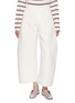 MS MIN Double Faced Barrel Leg Pants