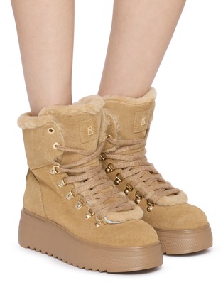 Figure View - Click To Enlarge - BOGNER SHOES - Stockholm 2 Suede Short Boots