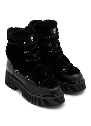 Detail View - Click To Enlarge - BOGNER SHOES - Turin 9 Shearling-Lined Leather Boots
