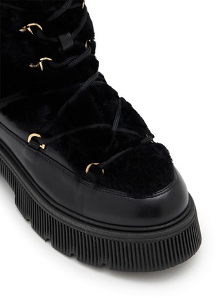 Detail View - Click To Enlarge - BOGNER SHOES - Turin 9 Shearling-Lined Leather Boots