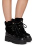 Figure View - Click To Enlarge - BOGNER SHOES - Turin 9 Shearling-Lined Leather Boots