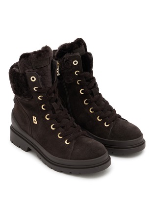 Detail View - Click To Enlarge - BOGNER SHOES - St. Moritz 23 Shearling-Lined Suede Boots