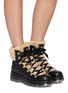 Figure View - Click To Enlarge - BOGNER SHOES - Swansea 9 Shearling-Lined Leather Boots