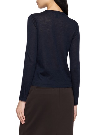 Back View - Click To Enlarge - JOVENS - Ribbed Long Sleeve Knit Top