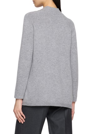 Back View - Click To Enlarge - JOVENS - V-neck Pankou Knot Button Knit Cardigan
