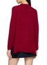Back View - Click To Enlarge - JOVENS - V-neck Pankou Knot Button Knit Cardigan