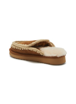 Detail View - Click To Enlarge - MOU - Eskmo Suede Slipper Mules