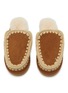 Figure View - Click To Enlarge - MOU - Eskmo Suede Slipper Mules
