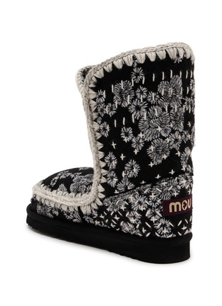  - MOU - Eskimo 24 Sashiko Floral Embroidered Velvet Boots