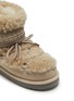 Detail View - Click To Enlarge - MOU - Eskmo 18 Curly Shearling Ankle Boots