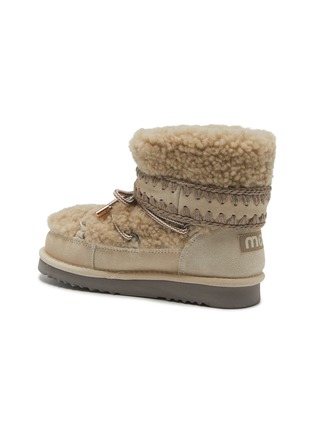 Detail View - Click To Enlarge - MOU - Eskmo 18 Curly Shearling Ankle Boots
