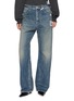 MIHARA YASUHIRO Label Detail Flared Light Wash Jeans