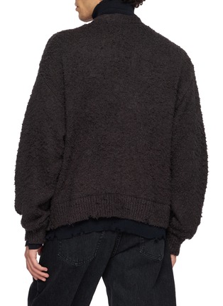 Back View - Click To Enlarge - MIHARA YASUHIRO - Layered Knit Cardigan
