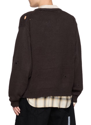Back View - Click To Enlarge - MIHARA YASUHIRO - Triple Layered Collared Sweater